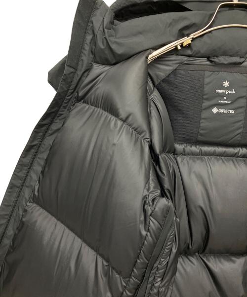Snow peak（スノーピーク）snow peak (スノーピーク) Weatherproof Down Jacket ブラック サイズ:Mの古着・服飾アイテム
