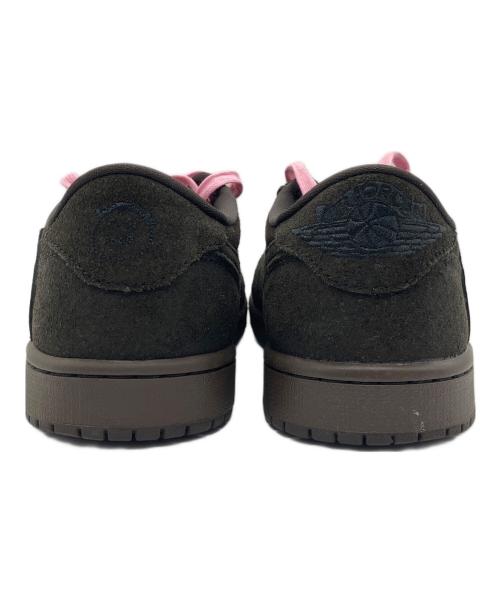 NIKE（ナイキ）NIKE (ナイキ) Travis Scott (トラヴィススコット) Air Jordan 1 Low OG SP ブラウン×ピンク サイズ:26.5cmの古着・服飾アイテム
