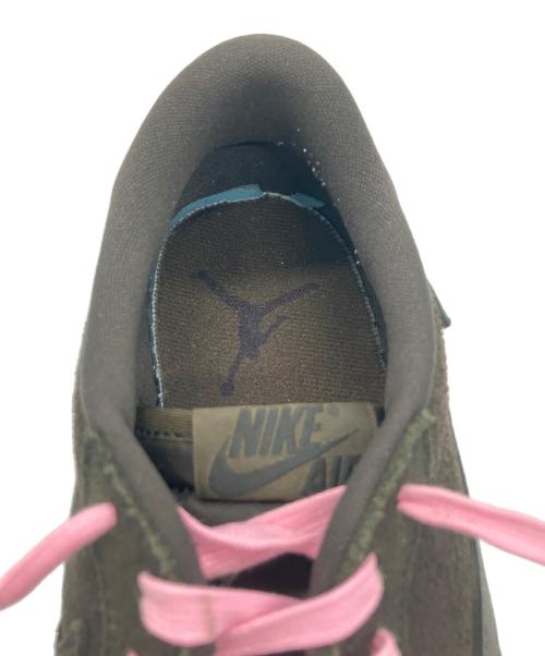 NIKE（ナイキ）NIKE (ナイキ) Travis Scott (トラヴィススコット) Air Jordan 1 Low OG SP ブラウン×ピンク サイズ:26.5cmの古着・服飾アイテム
