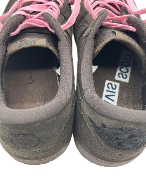 NIKE（ナイキ）NIKE (ナイキ) Travis Scott (トラヴィススコット) Air Jordan 1 Low OG SP ブラウン×ピンク サイズ:26.5cmの古着・服飾アイテム