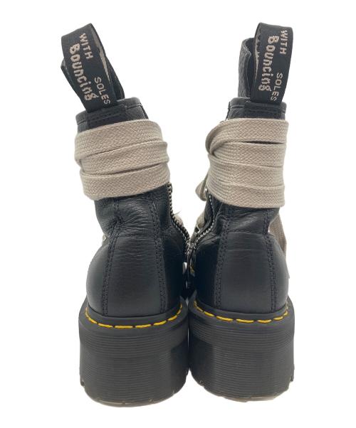 RICK OWENS（リックオウエンス）RICK OWENS (リックオウエンス) Dr.Martens (ドクターマーチン) 8ホールブーツ ブラック サイズ:27.5cmの古着・服飾アイテム