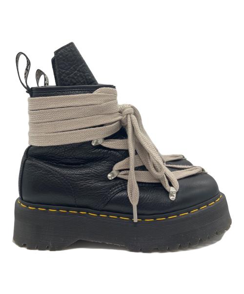 RICK OWENS（リックオウエンス）RICK OWENS (リックオウエンス) Dr.Martens (ドクターマーチン) 8ホールブーツ ブラック サイズ:27.5cmの古着・服飾アイテム