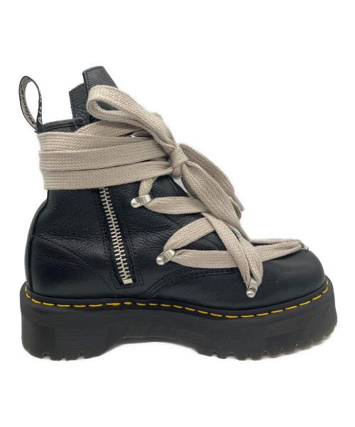 RICK OWENS（リックオウエンス）RICK OWENS (リックオウエンス) Dr.Martens (ドクターマーチン) 8ホールブーツ ブラック サイズ:27.5cmの古着・服飾アイテム
