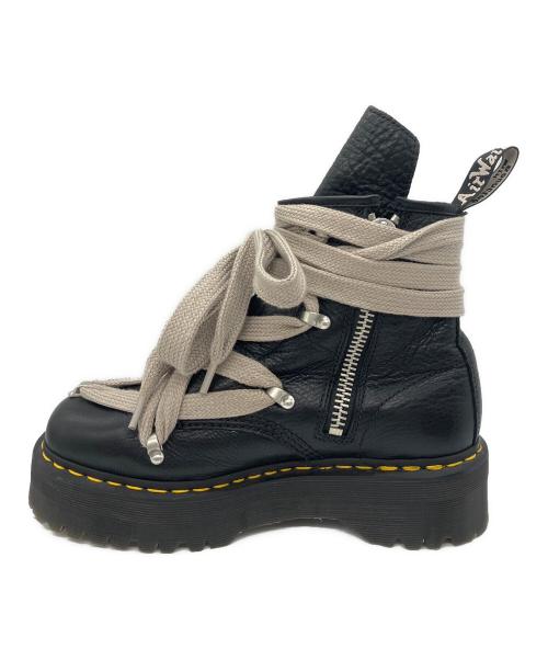 RICK OWENS（リックオウエンス）RICK OWENS (リックオウエンス) Dr.Martens (ドクターマーチン) 8ホールブーツ ブラック サイズ:27.5cmの古着・服飾アイテム