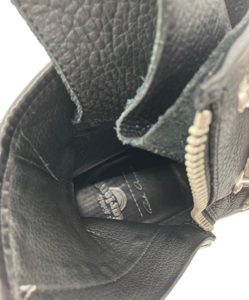 RICK OWENS（リックオウエンス）RICK OWENS (リックオウエンス) Dr.Martens (ドクターマーチン) 8ホールブーツ ブラック サイズ:27.5cmの古着・服飾アイテム