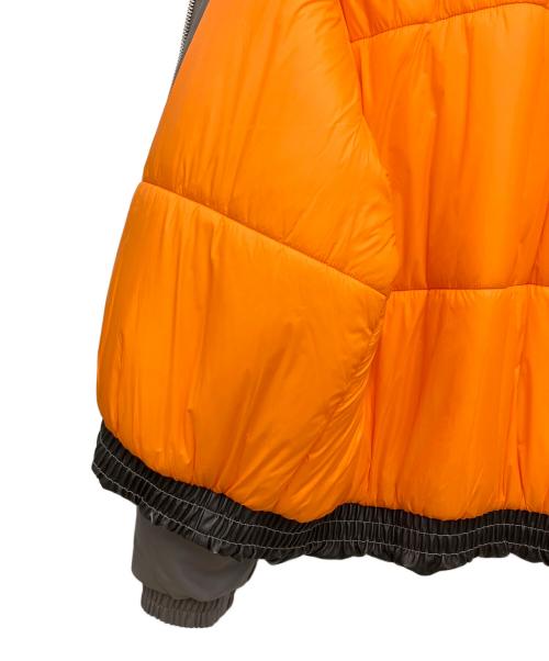PUMA（プーマ）PUMA (プーマ) ボンバージャケット グレー×オレンジ サイズ:Mの古着・服飾アイテム