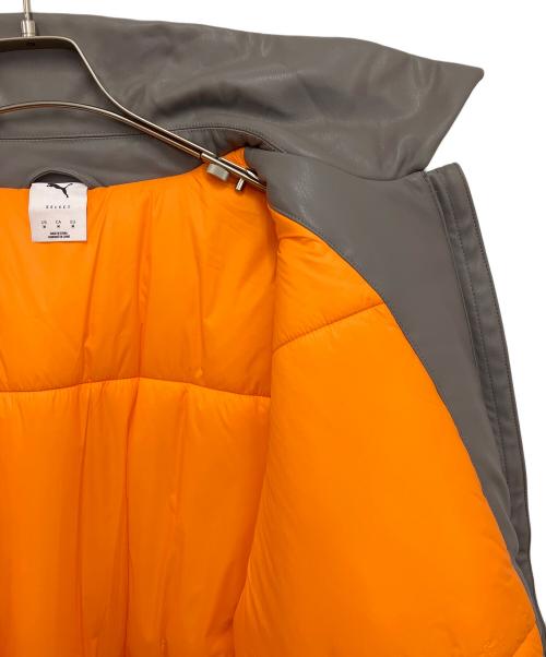 PUMA（プーマ）PUMA (プーマ) ボンバージャケット グレー×オレンジ サイズ:Mの古着・服飾アイテム