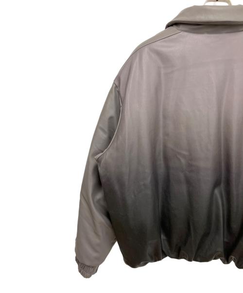 PUMA（プーマ）PUMA (プーマ) ボンバージャケット グレー×オレンジ サイズ:Mの古着・服飾アイテム