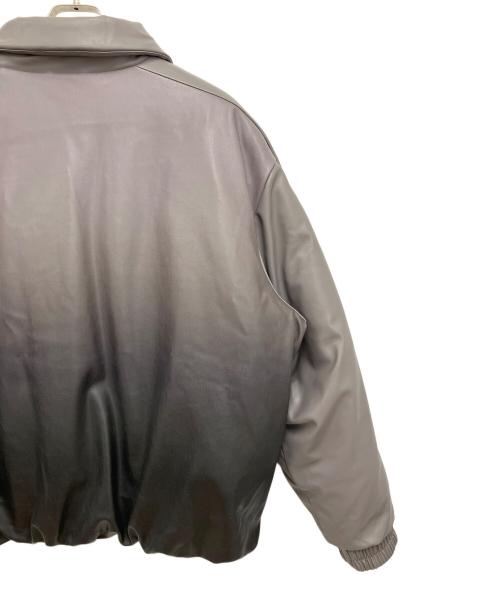 PUMA（プーマ）PUMA (プーマ) ボンバージャケット グレー×オレンジ サイズ:Mの古着・服飾アイテム