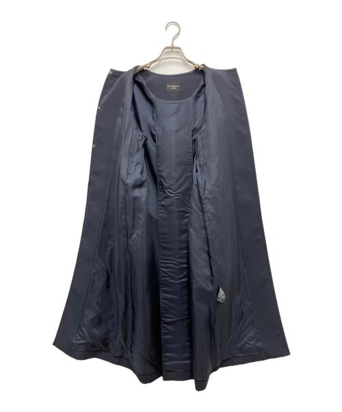 VERMEIL par iena（ヴェルメイユ パー イエナ）VERMEIL par iena (ヴェルメイユ パー イエナ) ノーカラーコート ネイビー サイズ:38の古着・服飾アイテム