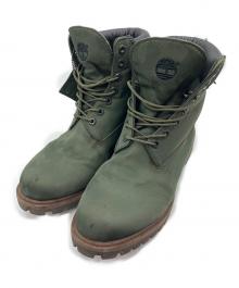 Timberland（ティンバーランド）の古着「6インチブーツ」｜グリーン×ブラウン