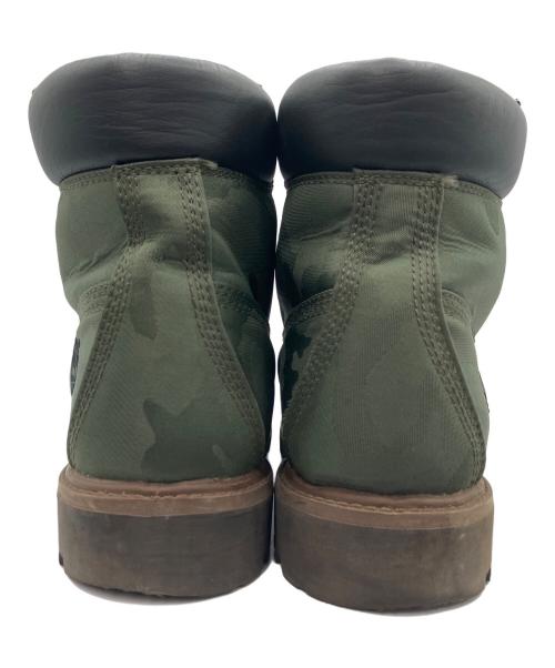 Timberland（ティンバーランド）Timberland (ティンバーランド) 6インチブーツ グリーン×ブラウン サイズ:27cmの古着・服飾アイテム