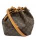 LOUIS VUITTON（ルイ ヴィトン）の古着「プチノエ モノグラム」｜ブラウン