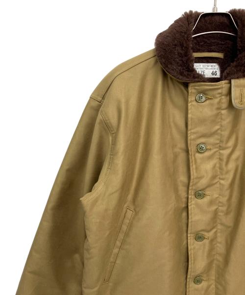 waiper（ワイパー）waiper (ワイパー) デッキジャケット カーキ×ブラウン サイズ:46の古着・服飾アイテム