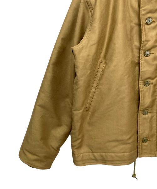 waiper（ワイパー）waiper (ワイパー) デッキジャケット カーキ×ブラウン サイズ:46の古着・服飾アイテム
