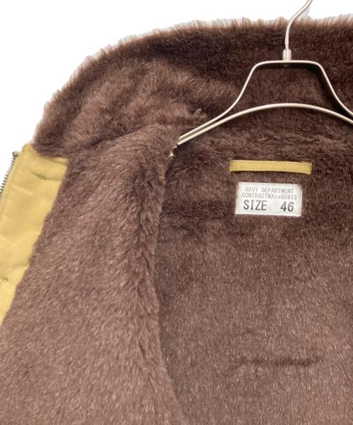 waiper（ワイパー）waiper (ワイパー) デッキジャケット カーキ×ブラウン サイズ:46の古着・服飾アイテム