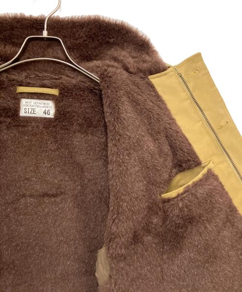 waiper（ワイパー）waiper (ワイパー) デッキジャケット カーキ×ブラウン サイズ:46の古着・服飾アイテム