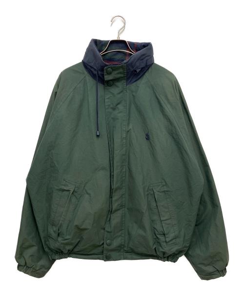 NAUTICA（ノーティカ）NAUTICA (ノーティカ) スタンドネックナイロンブルゾン グリーン サイズ:XLの古着・服飾アイテム