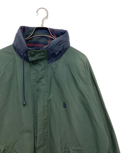 NAUTICA（ノーティカ）NAUTICA (ノーティカ) スタンドネックナイロンブルゾン グリーン サイズ:XLの古着・服飾アイテム