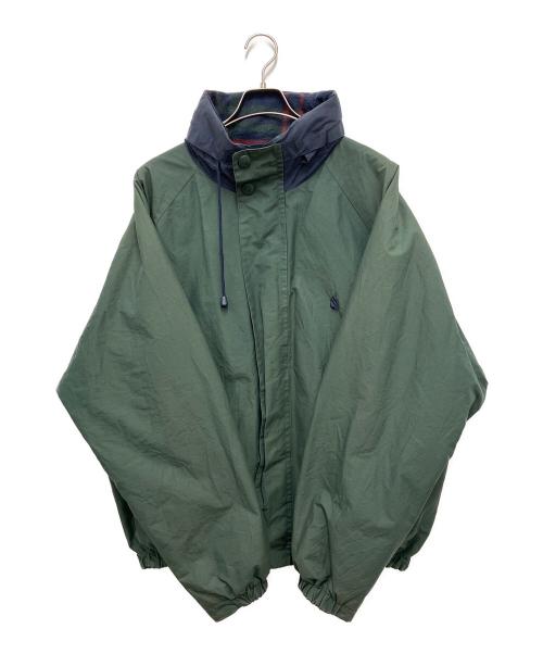 NAUTICA（ノーティカ）NAUTICA (ノーティカ) スタンドネックナイロンブルゾン グリーン サイズ:XLの古着・服飾アイテム