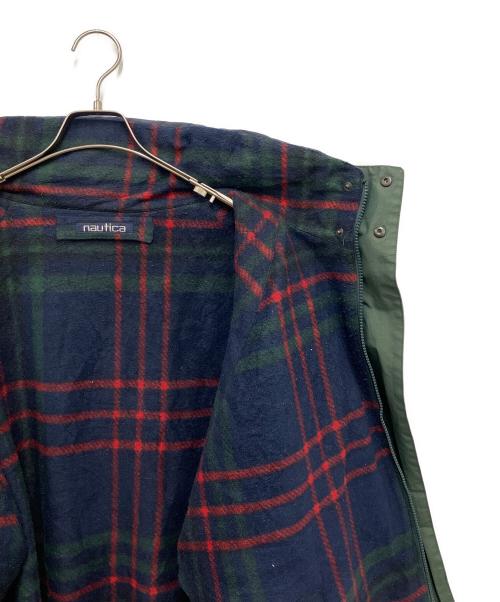 NAUTICA（ノーティカ）NAUTICA (ノーティカ) スタンドネックナイロンブルゾン グリーン サイズ:XLの古着・服飾アイテム