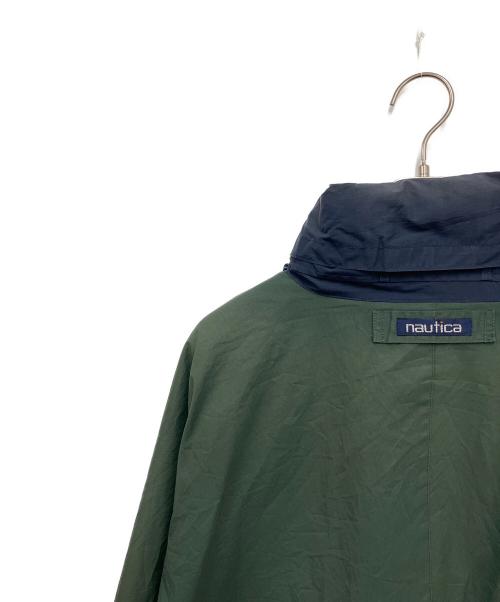 NAUTICA（ノーティカ）NAUTICA (ノーティカ) スタンドネックナイロンブルゾン グリーン サイズ:XLの古着・服飾アイテム