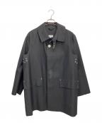 PAUL SMITHポールスミス）の古着「ステンカラーコート」｜ブラック
