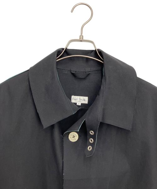 PAUL SMITH（ポールスミス）Paul Smith (ポールスミス) ステンカラーコート ブラック サイズ:Mの古着・服飾アイテム