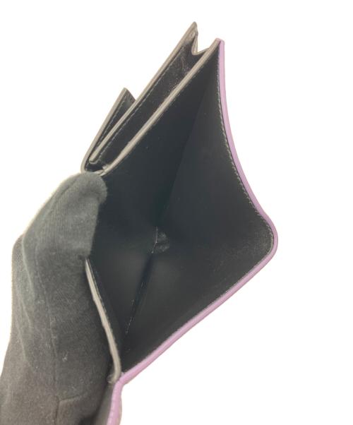 BALENCIAGA（バレンシアガ）BALENCIAGA (バレンシアガ) ペーパー ミニウォレット パープルの古着・服飾アイテム