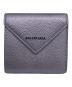 BALENCIAGA（バレンシアガ）の古着「ペーパー ミニウォレット」｜パープル