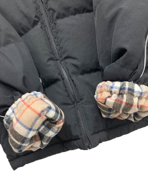 SUPREME（シュプリーム）SUPREME (シュプリーム) Lochcarron (ロキャロン) Reversible Puffer Jacket ブラック×ベージュ サイズ:Sの古着・服飾アイテム