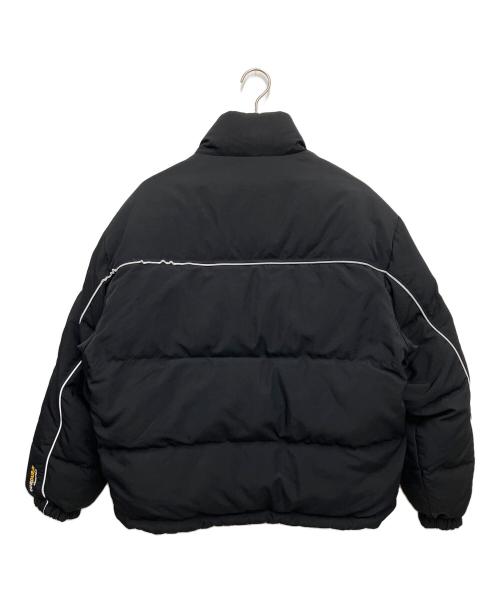 SUPREME（シュプリーム）SUPREME (シュプリーム) Lochcarron (ロキャロン) Reversible Puffer Jacket ブラック×ベージュ サイズ:Sの古着・服飾アイテム