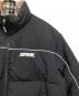 中古・古着 SUPREME (シュプリーム) Lochcarron (ロキャロン) Reversible Puffer Jacket ブラック×ベージュ サイズ:S：60000円