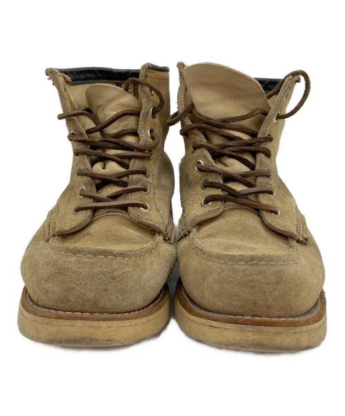 RED WING（レッドウィング）RED WING (レッドウィング) スウェードブーツ ベージュ×ブラック サイズ:表記無の古着・服飾アイテム