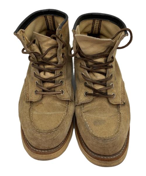 RED WING（レッドウィング）RED WING (レッドウィング) スウェードブーツ ベージュ×ブラック サイズ:表記無の古着・服飾アイテム