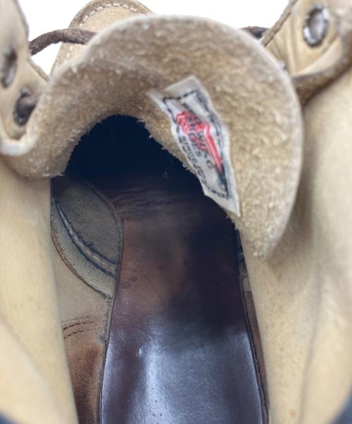 RED WING（レッドウィング）RED WING (レッドウィング) スウェードブーツ ベージュ×ブラック サイズ:表記無の古着・服飾アイテム