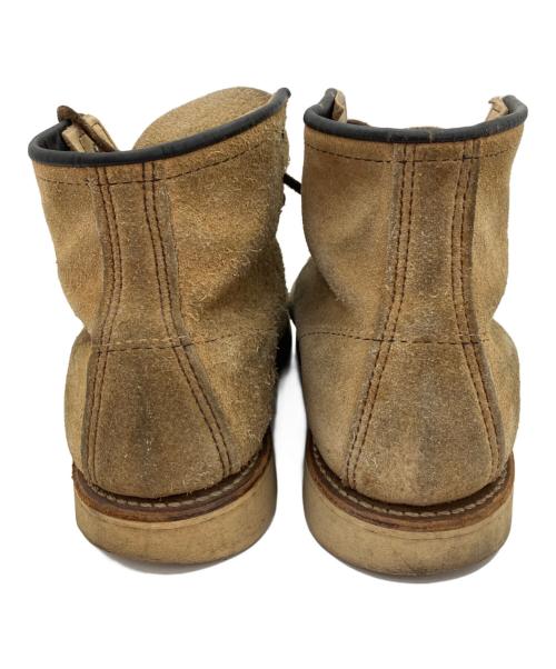 RED WING（レッドウィング）RED WING (レッドウィング) スウェードブーツ ベージュ×ブラック サイズ:表記無の古着・服飾アイテム