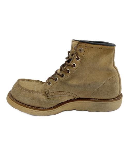 RED WING（レッドウィング）RED WING (レッドウィング) スウェードブーツ ベージュ×ブラック サイズ:表記無の古着・服飾アイテム
