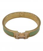 HERMESエルメス）の古着「クラックH」｜ゴールド×黄緑