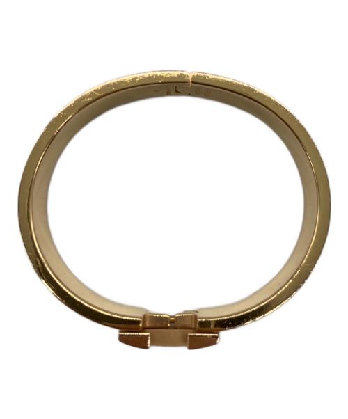 HERMES（エルメス）HERMES (エルメス) クラックH ゴールド×黄緑の古着・服飾アイテム