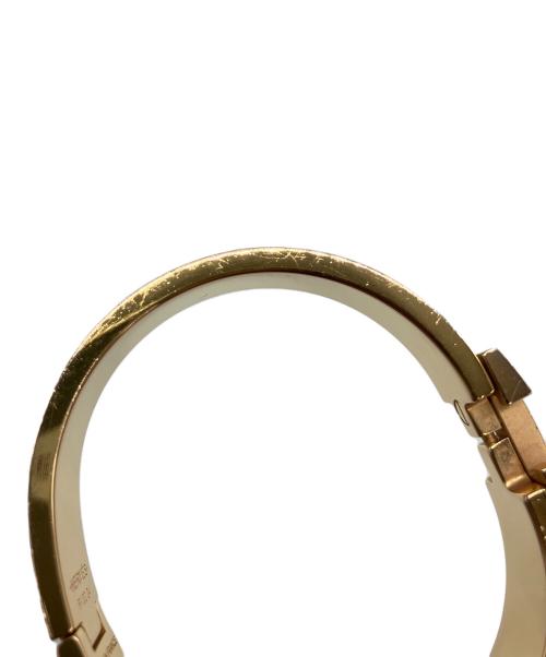 HERMES（エルメス）HERMES (エルメス) クラックH ゴールド×黄緑の古着・服飾アイテム