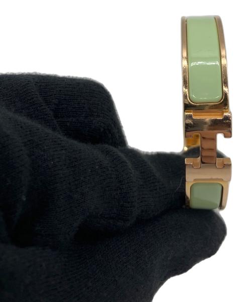 HERMES（エルメス）HERMES (エルメス) クラックH ゴールド×黄緑の古着・服飾アイテム