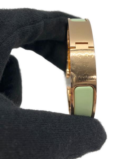 HERMES（エルメス）HERMES (エルメス) クラックH ゴールド×黄緑の古着・服飾アイテム