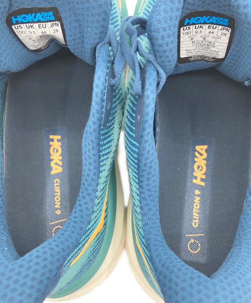 HOKA（ホカ）HOKA (ホカ) ローカットスニーカー ブルー×グリーン サイズ:US10Dの古着・服飾アイテム
