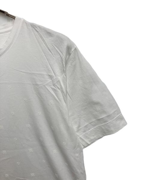 FENDI（フェンディ）FENDI (フェンディ) エンボス加工Tシャツ ブラック サイズ:XXLの古着・服飾アイテム