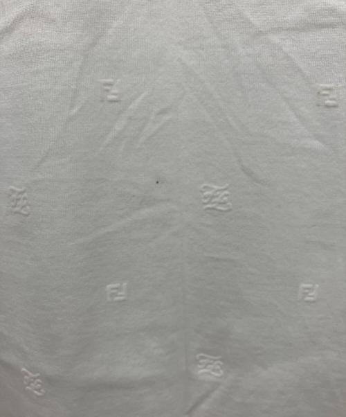 FENDI（フェンディ）FENDI (フェンディ) エンボス加工Tシャツ ブラック サイズ:XXLの古着・服飾アイテム