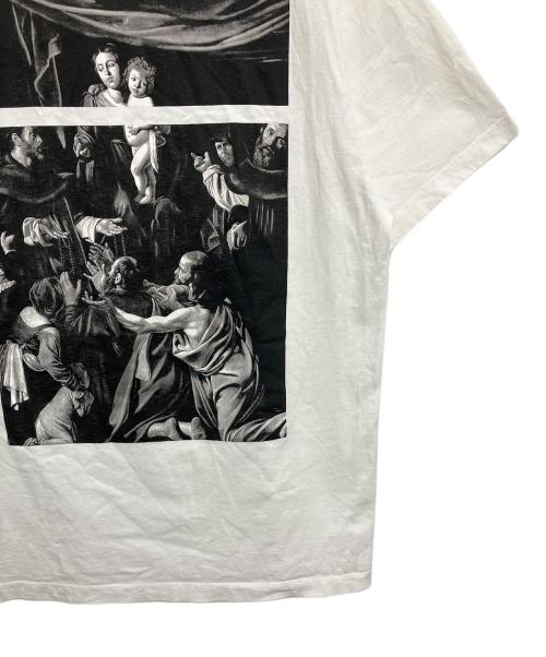 OFFWHITE（オフホワイト）OFFWHITE (オフホワイト) 半袖カットソー ブラック×ホワイト サイズ:XLの古着・服飾アイテム