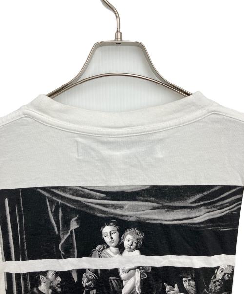 OFFWHITE（オフホワイト）OFFWHITE (オフホワイト) 半袖カットソー ブラック×ホワイト サイズ:XLの古着・服飾アイテム