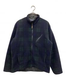 POLO SPORT（ポロスポーツ）の古着「フリースジャケット」｜ネイビー×グリーン