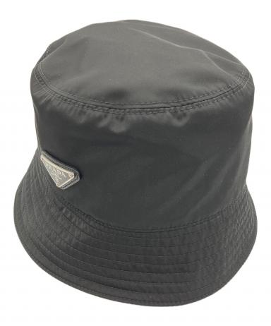中古・古着通販】PRADA (プラダ) トライアングルロゴバケットハット